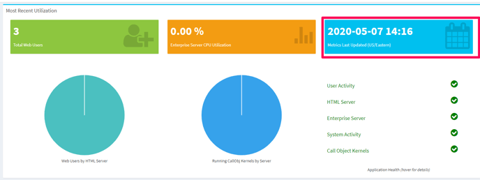 Collecting onthe Application Management Page