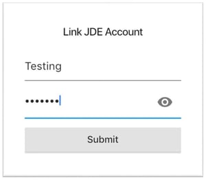 Link JDE to Mobility