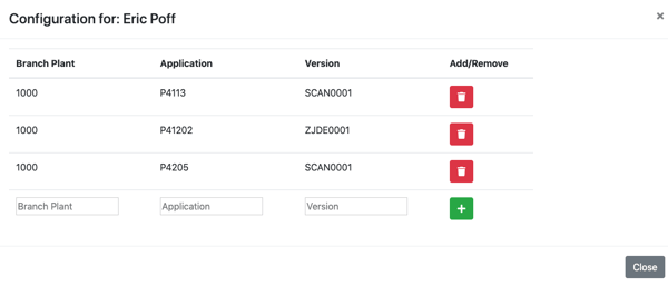 scanability user config