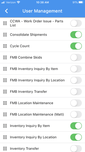 scanability user management app