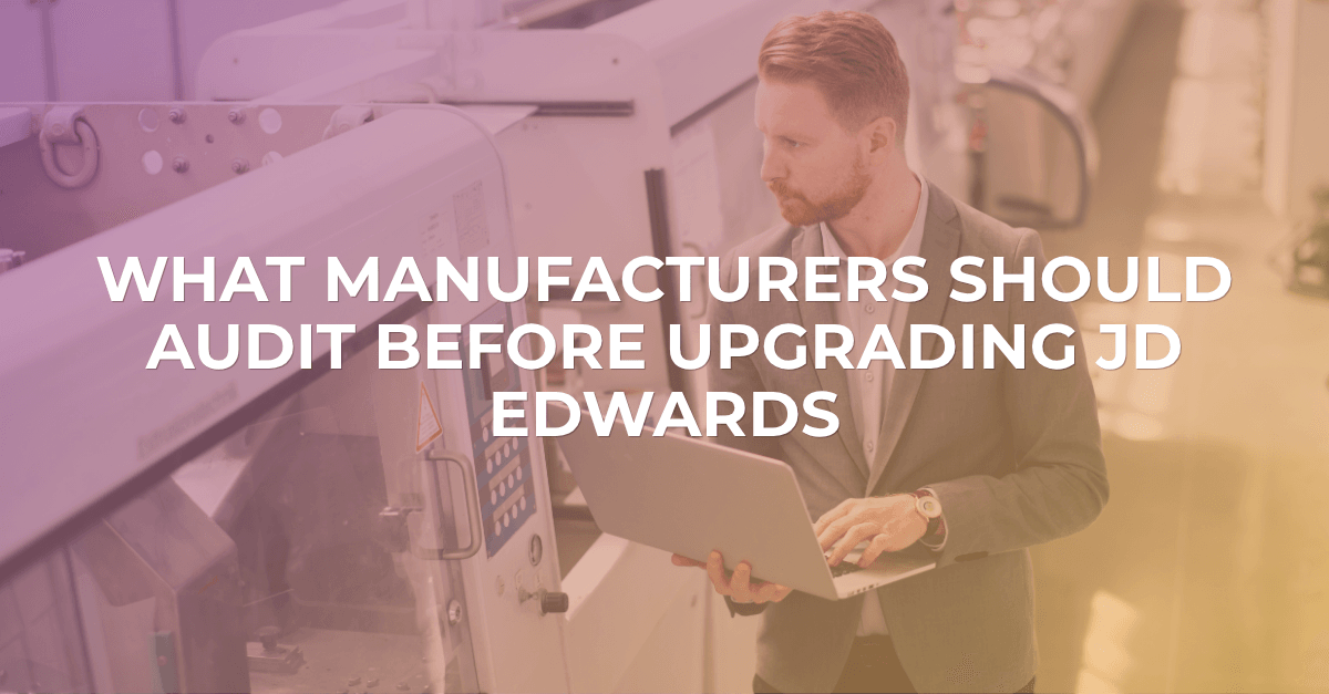 Manufacturing Audit | ERP Suites