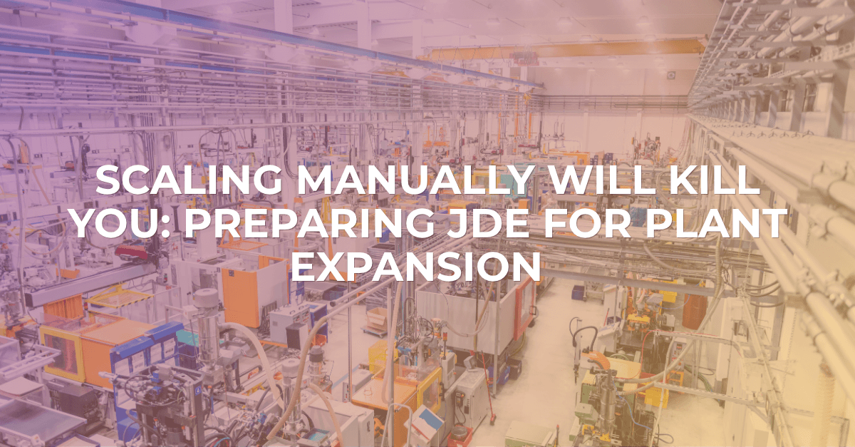 Plant Expansion | ERP Suites