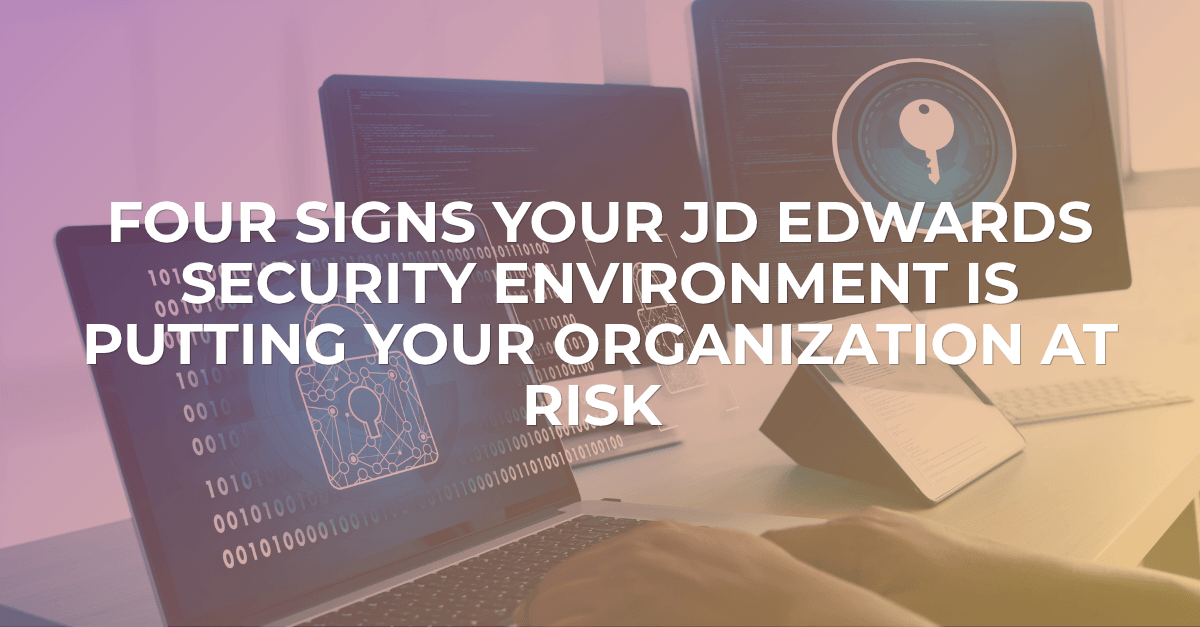 JDE Security Environment | ERP Suites