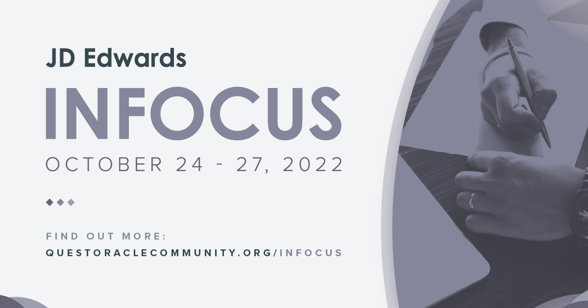 ERP Suites at INFOCUS 2022