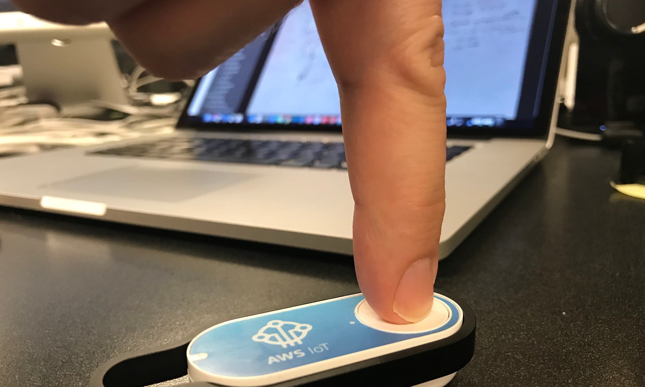 Pushing AWS IoT button